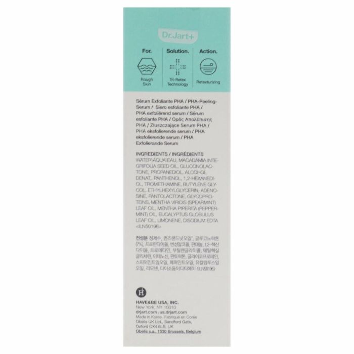 Dr.Jart+ PORE REMEDY Sérum Exfoliante con PHA para Poros y Puntos Negros 30 ml 1 Dr.Jart+ PORE REMEDY Sérum Exfoliante con PHA para Poros y Puntos Negros 30 ml 1