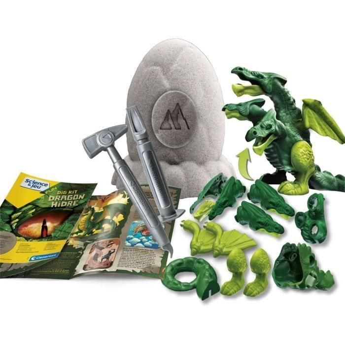 Clementoni - Sciences and Play - Legendary Egg - Dragon tiene tres cabezas 2 Clementoni - Sciences and Play - Legendary Egg - Dragon tiene tres cabezas 2