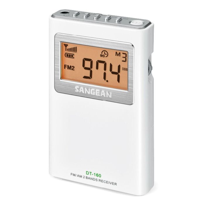 Radio Portátil Sangean DT-160 Blanco 1