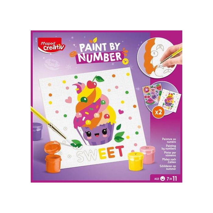 Maped Creative Pinta Por Numero Kawai Food Sweet