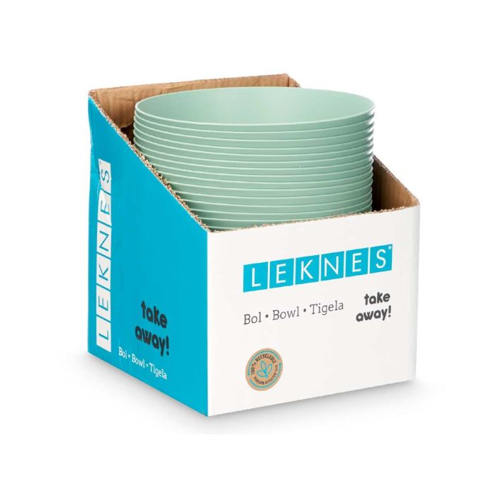 Bol Conico Grd Verde 3 L Leknes 24X10CM (24 Unidades) 1 Bol Conico Grd Verde 3 L Leknes 24X10CM (24 Unidades) 1