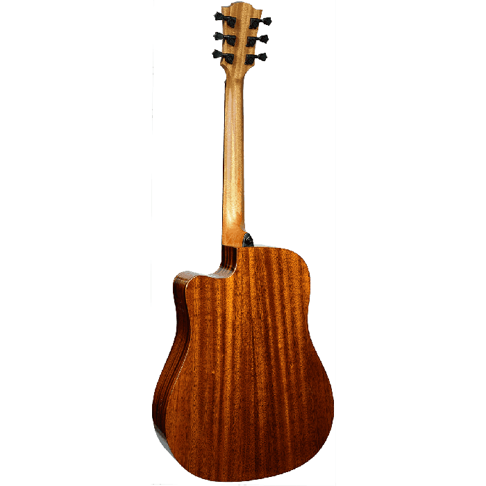 LAG Guitarra Acústica Dreadnought Cutaway A/E Tramontane 98 - Tapa de Caoba Maciza con Electrónica Stage LAG 4