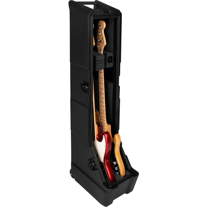 Gator GTR Estuche Mini Vault Para 2 Bajos Eléctricos con Ruedas 6