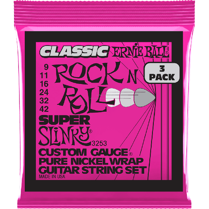 Juego Eléctrica Slinky Classic Rnr Pure 9-42 Tripack (3) 0 Juego Eléctrica Slinky Classic Rnr Pure 9-42 Tripack (3) 0