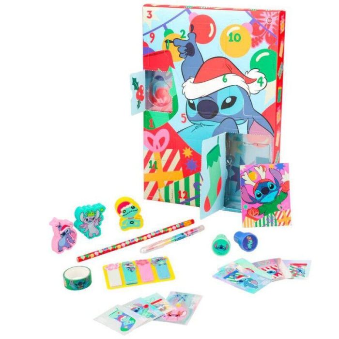 Paladone Calendario Adviento Disney Stitch 12 días con artículos de papelería 1 Paladone Calendario Adviento Disney Stitch 12 días con artículos de papelería 1