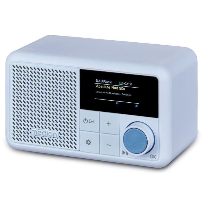 Medion AAAQH12606 Mini Radio Portátil DAB/FM Mono 2W RMS Azul 2 Medion AAAQH12606 Mini Radio Portátil DAB/FM Mono 2W RMS Azul 2