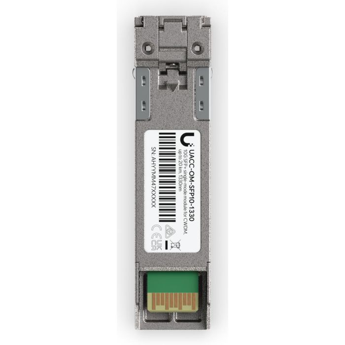 Ubiquiti SFP+ Transceptor Óptico CWDM 10G Monomodo 1330nm para Fibra 20 km Conector LC UPC Duplex 3