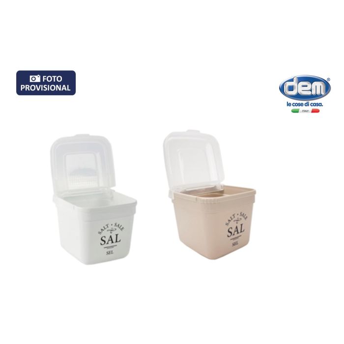 Inde Salero con tapa dispensadora Beclassic, 0,9 L, 11 x 12 x 10,2 cm, 2,40 kg (24 Unidades) Inde Salero con tapa dispensadora Beclassic, 0,9 L, 11 x 12 x 10,2 cm, 2,40 kg (24 Unidades)