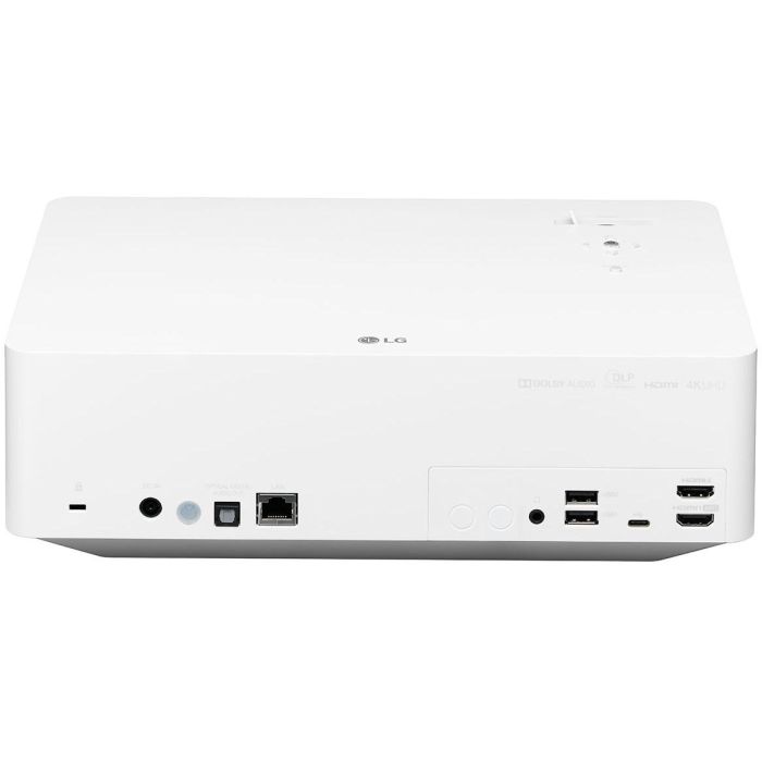 LG CineBeam Proyector LED DLP 4K UHD (3840x2160) HU70LS 1500 Lúmenes Wi-Fi Miracast HDMI USB-C Blanco 1