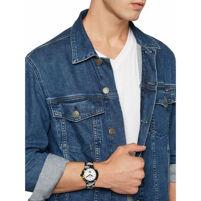 Reloj Hombre Hip Hop HWU1044 Blanco (Ø 35 mm) 1