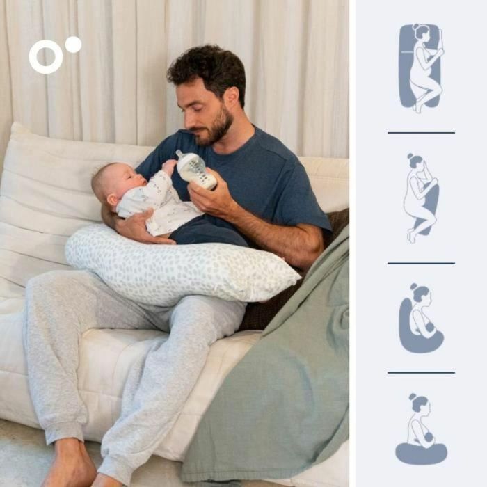 Doomoo DOO5400653010367 Almohada de Embarazo y Lactancia Maxxy Formato XXL Ultra Cómoda Verde 1