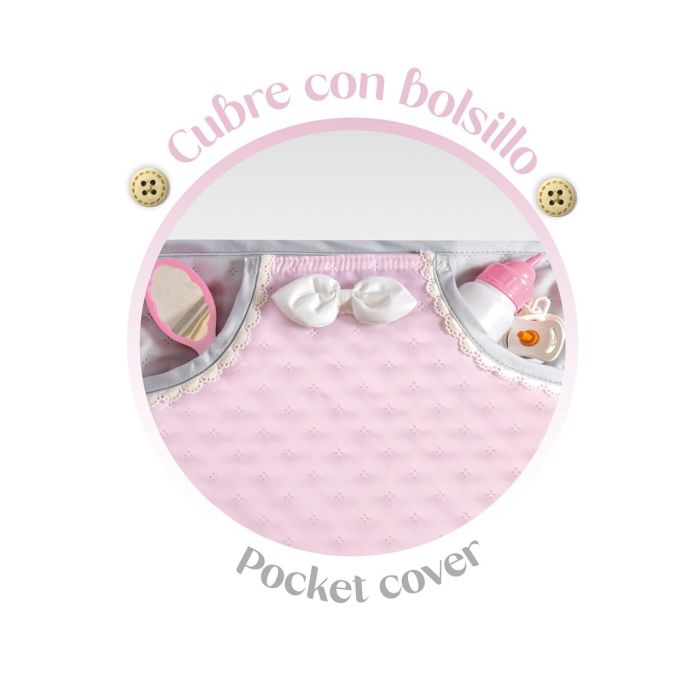 Decuevas Coche de Muñeca Plegable con Sombrilla y Bolso, adecuado para muñecas de hasta 48 cm, a partir de 3 años 5 Decuevas Coche de Muñeca Plegable con Sombrilla y Bolso, adecuado para muñecas de hasta 48 cm, a partir de 3 años 5