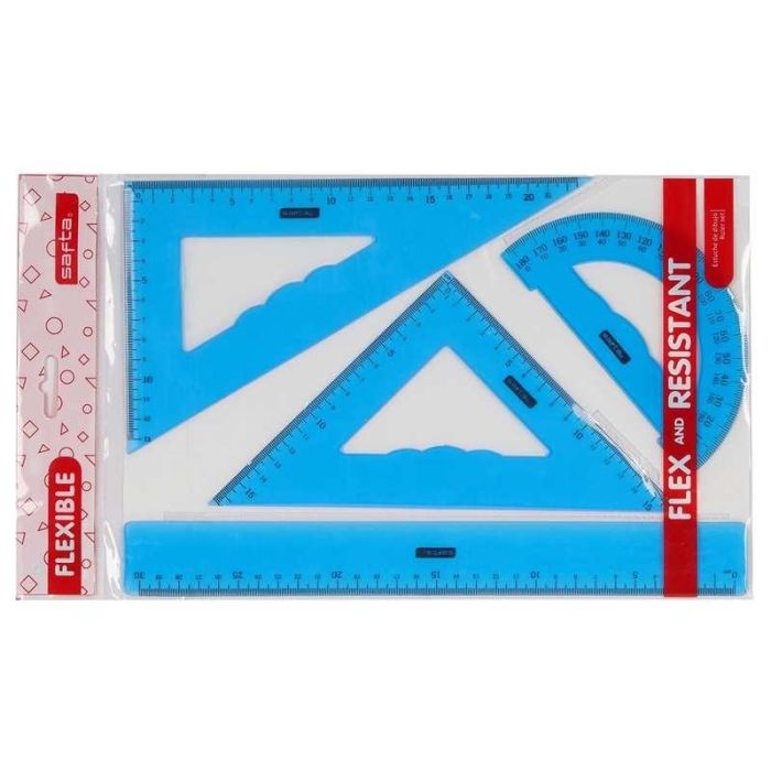 Estuche dibujo reglas flexibles surtido de 3 colores - modelos surtidos 4 Estuche dibujo reglas flexibles surtido de 3 colores - modelos surtidos 4