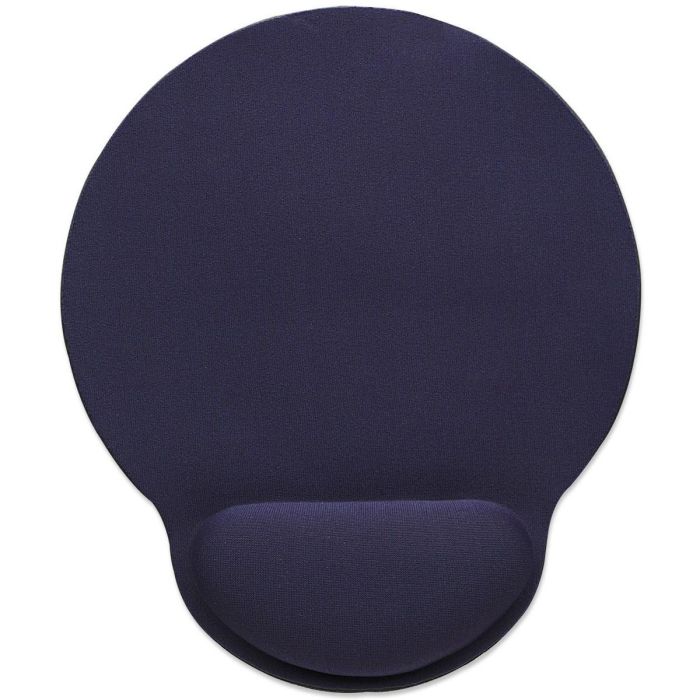 Manhattan Wrist Gel Support Pad And Mouse Mat, Blue, 241 x 203 x