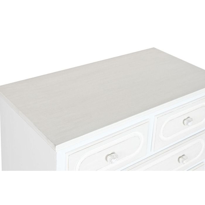 Comoda Romantico DKD Home Decor Blanco Beige 42 x 105 x 80 cm 3 Comoda Romantico DKD Home Decor Blanco Beige 42 x 105 x 80 cm 3