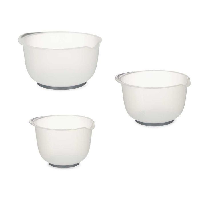 Set 3 Bols Medidor Kinvara 21.7x14x24.5 cm, 1.5L+2L+2.5L, Beige/Gris (12 Unidades) 1 Set 3 Bols Medidor Kinvara 21.7x14x24.5 cm, 1.5L+2L+2.5L, Beige/Gris (12 Unidades) 1