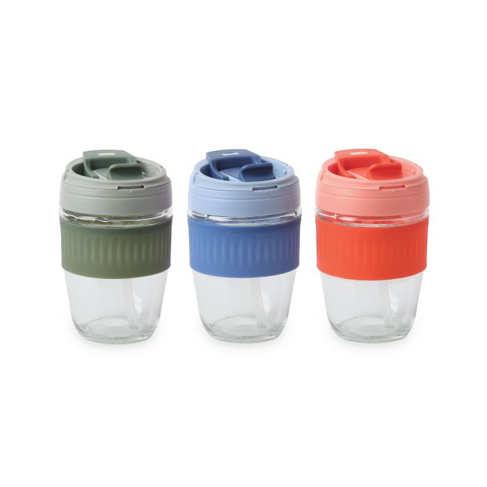 Travel Mug de Vidrio con Silicona 380 ml - Bewinner por Inde (24 Unidades) 6 Travel Mug de Vidrio con Silicona 380 ml - Bewinner por Inde (24 Unidades) 6