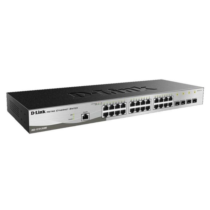 D-Link Switch Gestionable L2 Metro Ethernet 24 Puertos Gigabit 10/100/1000BASE-T con 4 SFP 1 D-Link Switch Gestionable L2 Metro Ethernet 24 Puertos Gigabit 10/100/1000BASE-T con 4 SFP 1