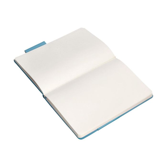 Cuaderno Con Gomilla Antartik Notes Tapa Dura A4 Hojas Lisas Azul Claro 100 Hojas 80 gr Fsc 8