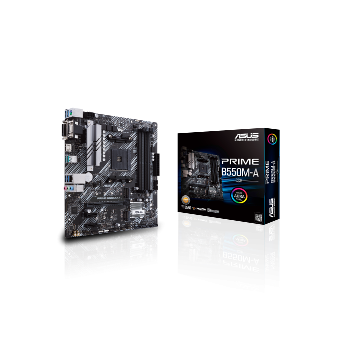 ASUS Prime B550M-A/CSM AMD B550 Zócalo AM4 micro ATX 6 ASUS Prime B550M-A/CSM AMD B550 Zócalo AM4 micro ATX 6
