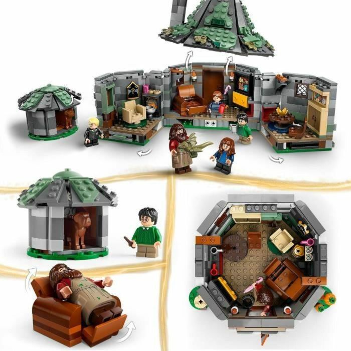 LEGO Harry Potter 76428 La Cabaña de Hagrid: Una Visita Inesperada, Juguete de Fantasía 3