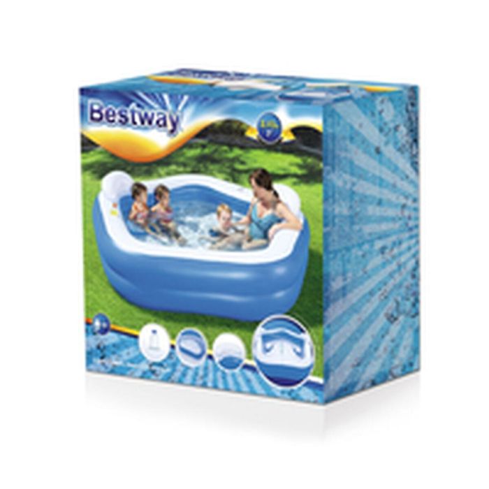 Bestway Piscina Hinchable 2 Camaras Family 213x206x69 cm +6 Años Jardin 54153 16