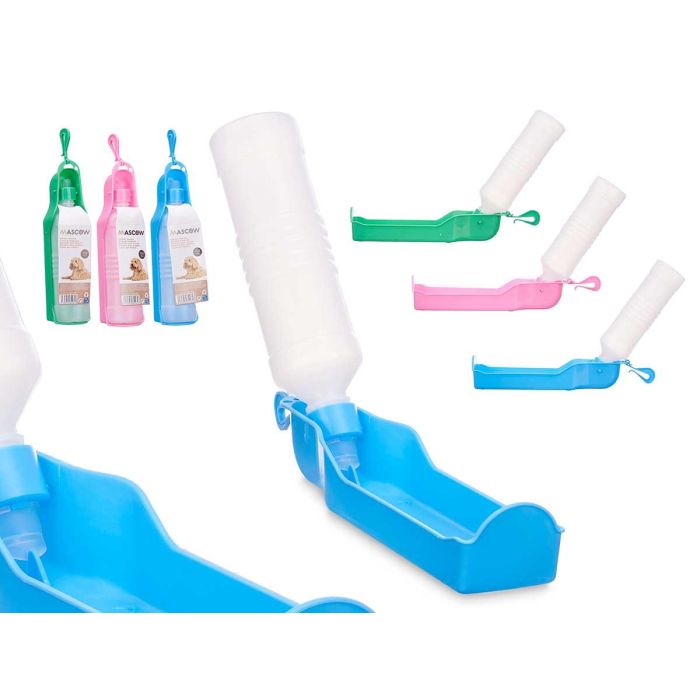 Botella Mascow 500 ml para mascota, colores surtidos, 6.7x31x6 cm (24 Unidades) Botella Mascow 500 ml para mascota, colores surtidos, 6.7x31x6 cm (24 Unidades)