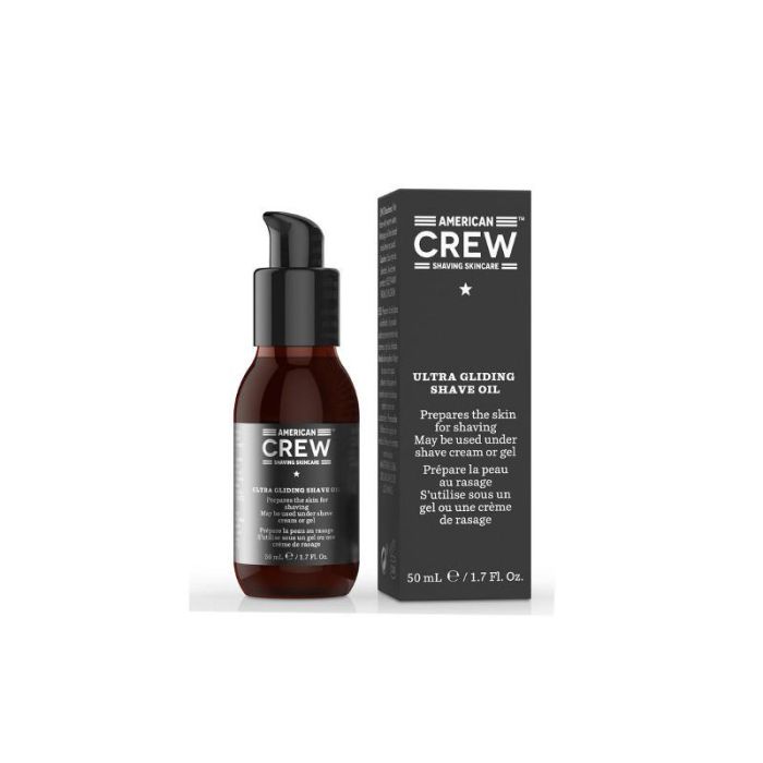 American Crew Ultra Gliding Oil - Aceite para afeitar con cuidado de la piel 50ml