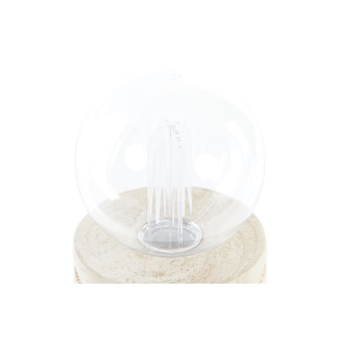DKD Home Decor Decoración Luminosa Boho Madera LED Natural 8x17x8 cm (4 Unidades) con 2 Pilas AAA 2 DKD Home Decor Decoración Luminosa Boho Madera LED Natural 8x17x8 cm (4 Unidades) con 2 Pilas AAA 2