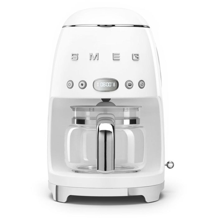 Smeg Cafetera de Filtro DCF02WHEU, Estilo 50s, 10 Tazas, 1.4L, Blanco 0 Smeg Cafetera de Filtro DCF02WHEU, Estilo 50s, 10 Tazas, 1.4L, Blanco 0