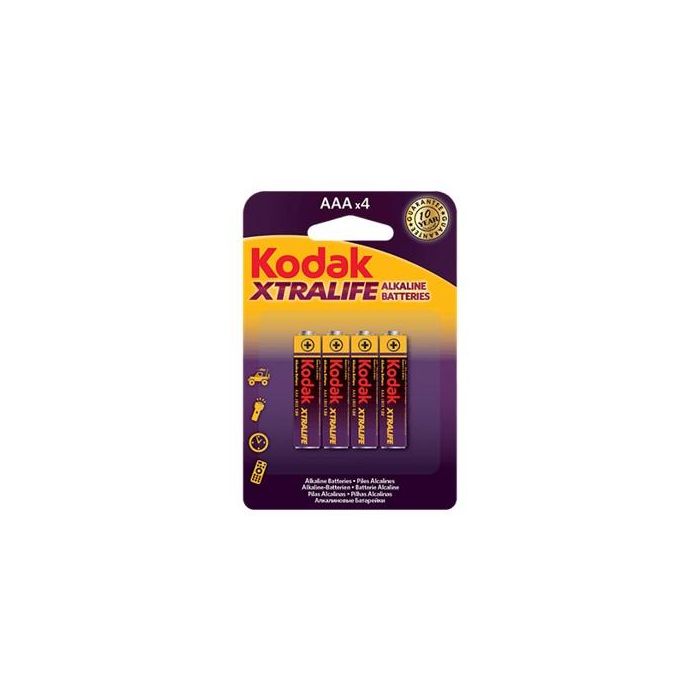 Kodak Pilas Alcalinas Extralife 4Ud Lr03 AAA Blister