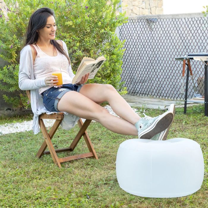 Asiento Hinchable con LED Multicolor y Mando a Distancia Pulight InnovaGoods 10 Asiento Hinchable con LED Multicolor y Mando a Distancia Pulight InnovaGoods 10