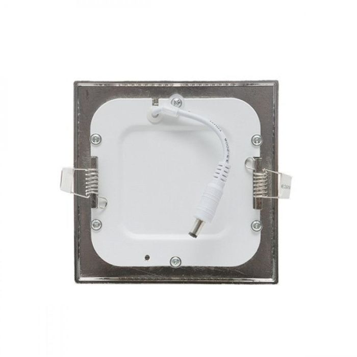 Placa LED 6W 600Lm 6000ºK Cuadrada Niquel Satinado 50.000H [GL-CL-S6N-CW] 3