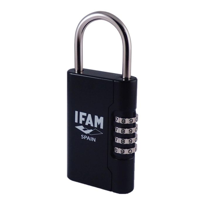 Ifam Guardallaves con arco G3, aleación de zinc, acero ø6.2mm, 4 rodillos 10 cifras, 10.000 combinaciones