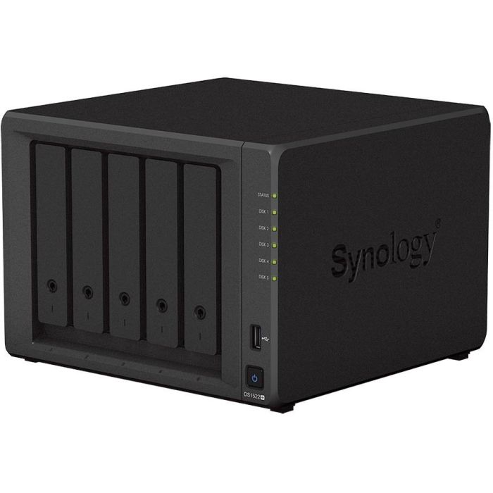Synology DS1522+ NAS Torre 5 Bahías con CPU AMD Ryzen R1600 y 8GB DDR4 RAM, para usuarios domésticos 2