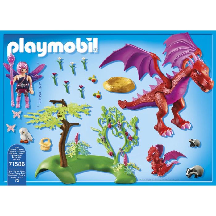 Dragón Con Bebé Y Hada Fairies 71586 Playmobil 3