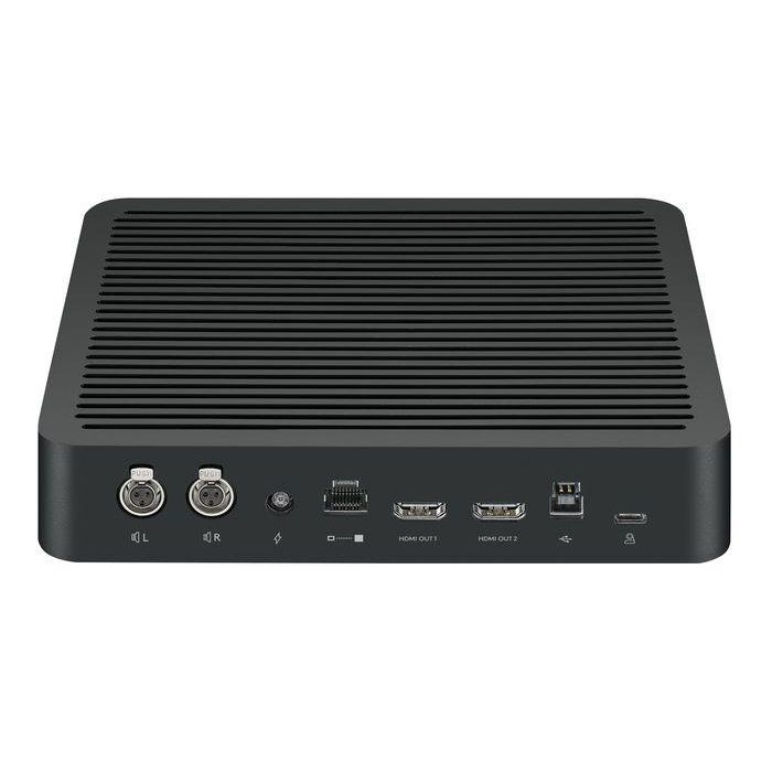 Logitech Rally Plus, 1440p, USB type C, USB type A, USB type B, RJ45, Mini XLR, HDMI, Windows, macOS, Chrome OS 9 Logitech Rally Plus, 1440p, USB type C, USB type A, USB type B, RJ45, Mini XLR, HDMI, Windows, macOS, Chrome OS 9