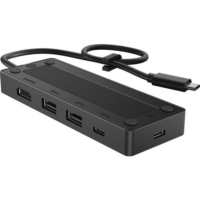 HP USB-C Travel Hub G3 Conector de Notebook con 5 Puertos, Carga y Conectividad Plug and Play 2