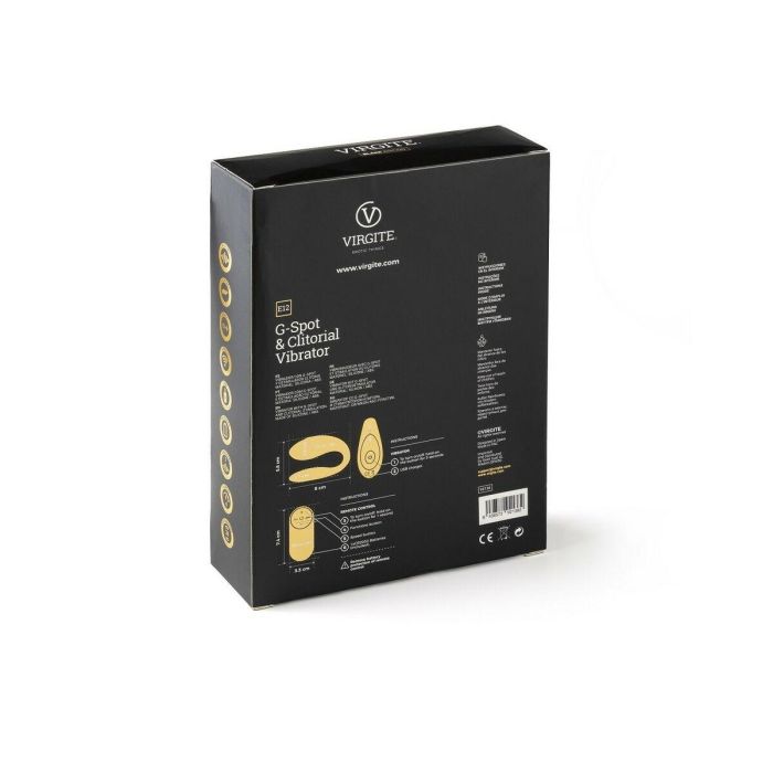 Vibrador para Parejas Virgite Negro 3 Vibrador para Parejas Virgite Negro 3