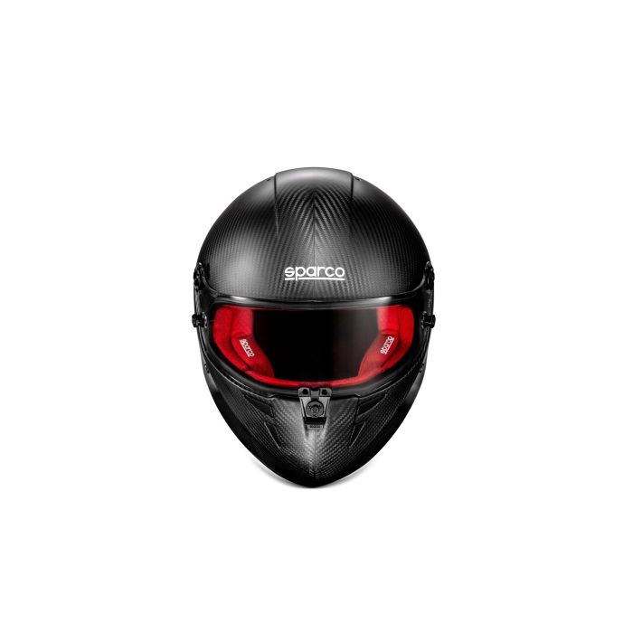 Sparco SBKH0002B0R012XL Casco Karting Stealth Carbono Interior Rojo Talla XXL Homologación FIA 8878-2024