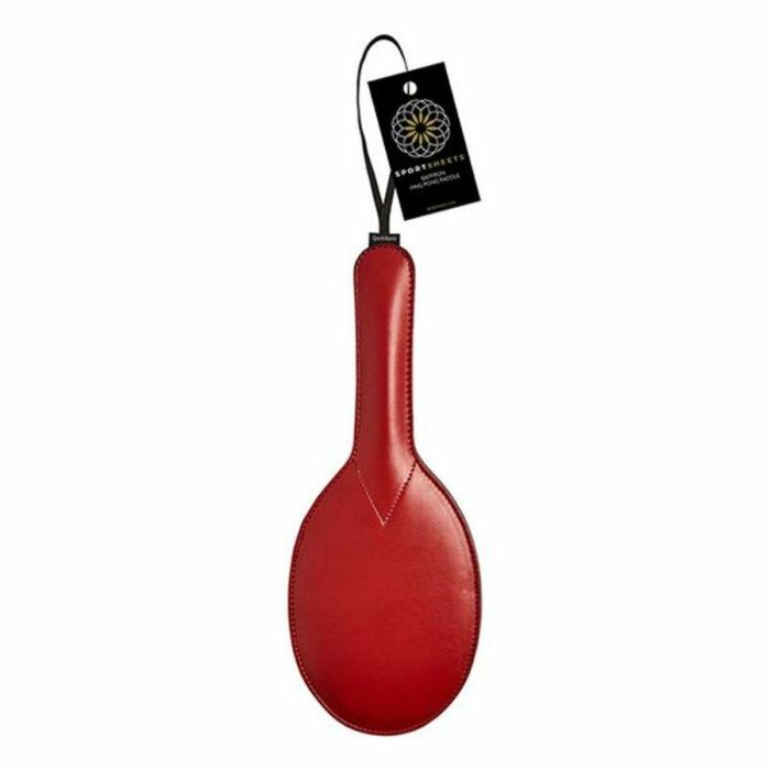 Azotador Bondage Saffron Ping Pong Sportsheets Negro/Rojo Azotador Bondage Saffron Ping Pong Sportsheets Negro/Rojo