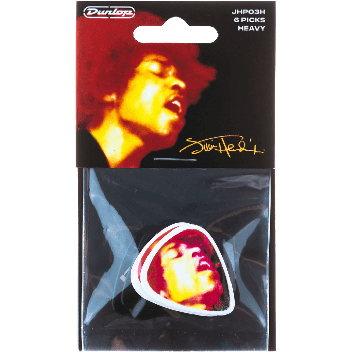 Dunlop Púas Jimi Hendrix Ladyland / Heavy (Pack De 24) 11 cm Ancho