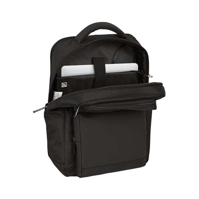Safta Business Mochila Escolar Portátil 15.6" con USB, 2 Bolsillos Black-Blue-Grey (310x130x440 mm) 5 Safta Business Mochila Escolar Portátil 15.6" con USB, 2 Bolsillos Black-Blue-Grey (310x130x440 mm) 5