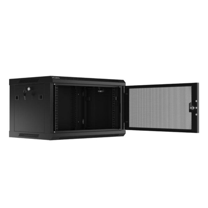 Lanberg WF01-6406-23B Armario Rack 6U Bastidor de Pared 60kg IP20 con Bloqueo de Teclado Negro 1 Lanberg WF01-6406-23B Armario Rack 6U Bastidor de Pared 60kg IP20 con Bloqueo de Teclado Negro 1
