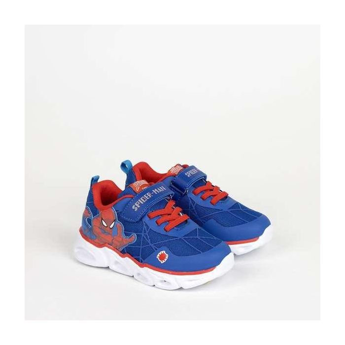 Cerdá T027 Deportiva Spiderman con Luces, Suela Ligera EVA, Azul Oscuro, Talla 27 0 Cerdá T027 Deportiva Spiderman con Luces, Suela Ligera EVA, Azul Oscuro, Talla 27 0