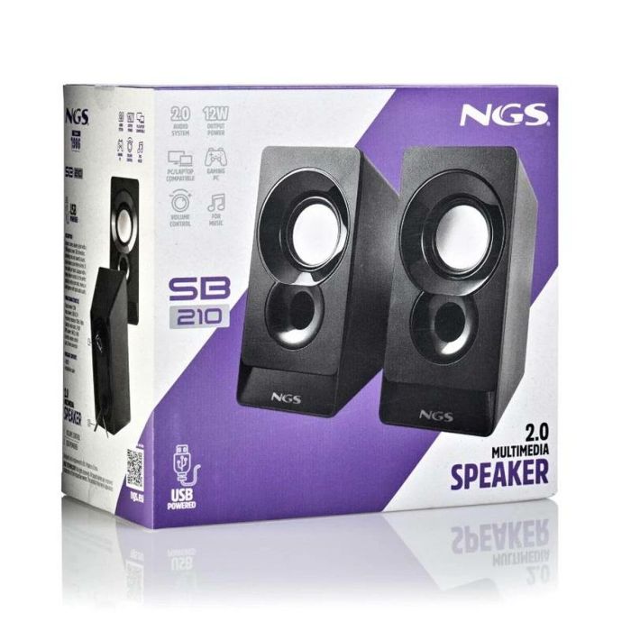 Altavoces NGS SB210 Negro 12 W 1 Altavoces NGS SB210 Negro 12 W 1