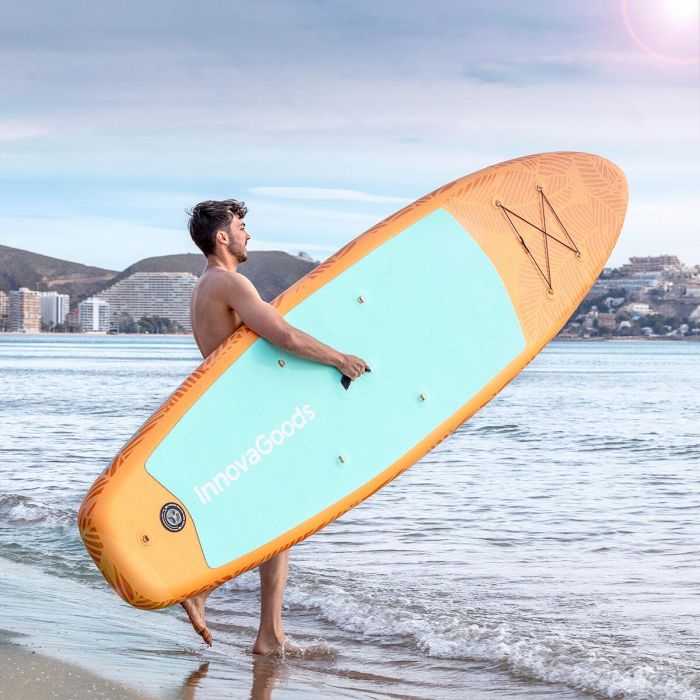 Tabla de Paddle Surf Hinchable 2 en 1 con Asiento y Accesorios Siros InnovaGoods 10'5" 320 cm 12 Tabla de Paddle Surf Hinchable 2 en 1 con Asiento y Accesorios Siros InnovaGoods 10'5" 320 cm 12