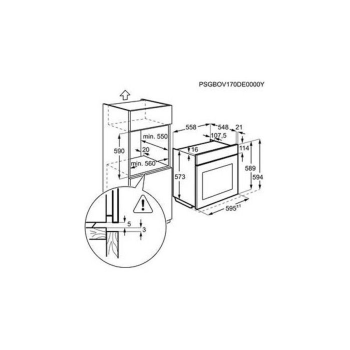 Horno Pirolítico Electrolux EOF6P60X 72 L 2300W A+ 2 Horno Pirolítico Electrolux EOF6P60X 72 L 2300W A+ 2