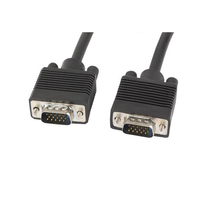 Lanberg Cable VGA Macho Macho con Ferrita, Doble Blindaje, 1.8m, Negro Lanberg Cable VGA Macho Macho con Ferrita, Doble Blindaje, 1.8m, Negro
