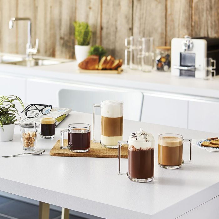 Taza Luminarc À La Bonne Heure Transparente Desayuno Vidrio (250 ml) (24 Unidades) 2